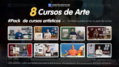 8 Cursos de Arte: Pack de cursos artísticos | Download